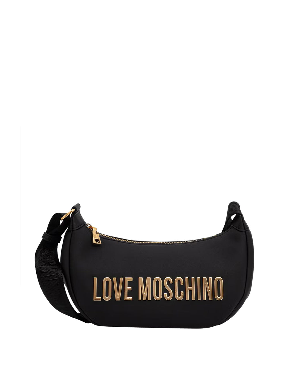 MOSCHINO PRECOLLECTION Borsa A Tracolla Moschino Logo Frontale Nero