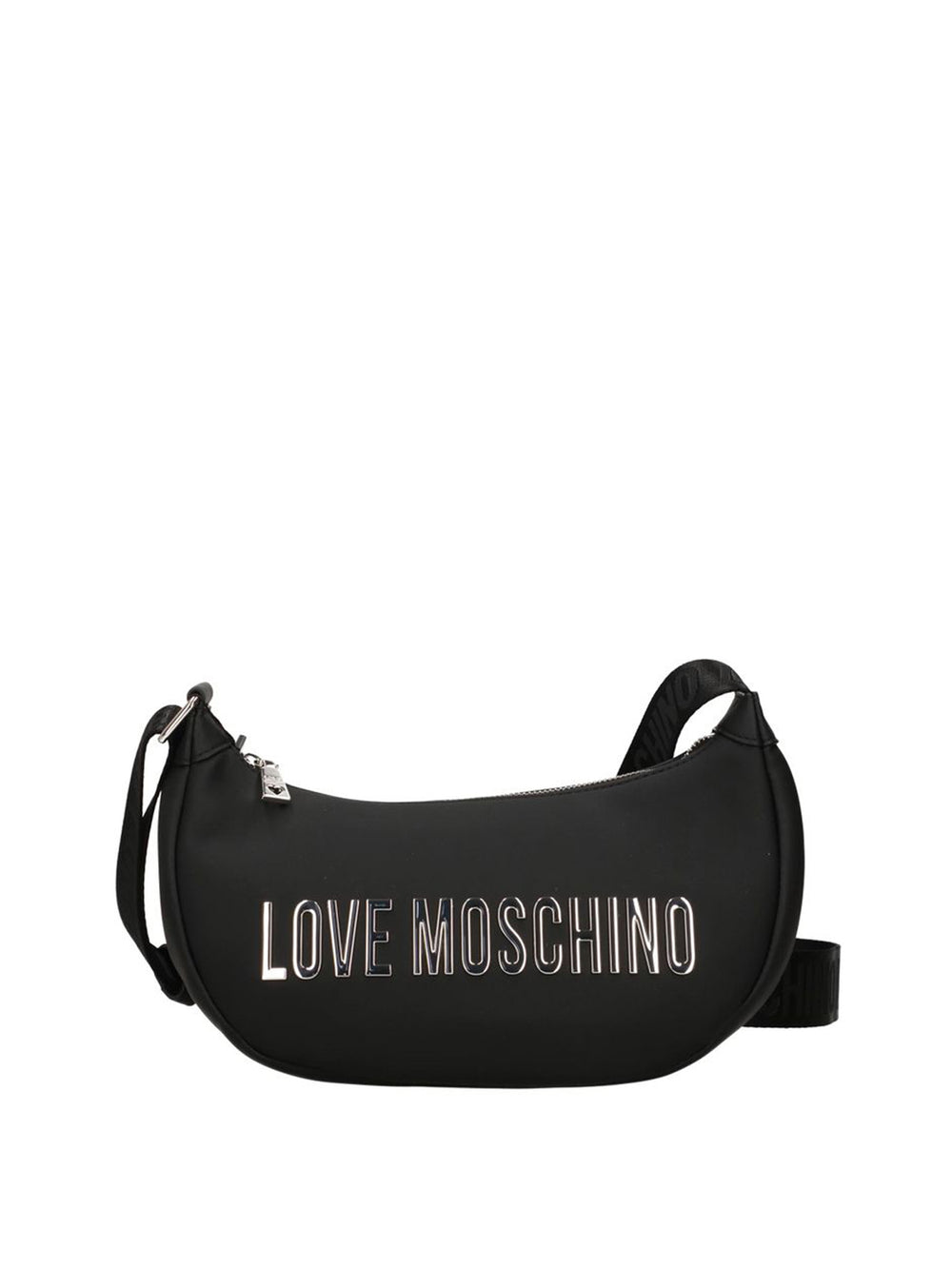 MOSCHINO PRECOLLECTION Borsa A Tracolla Moschino Logo Frontale Nero