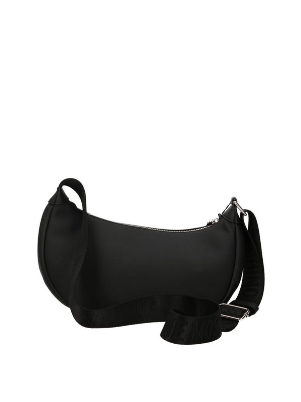 MOSCHINO PRECOLLECTION Borsa A Tracolla Moschino Logo Frontale Nero