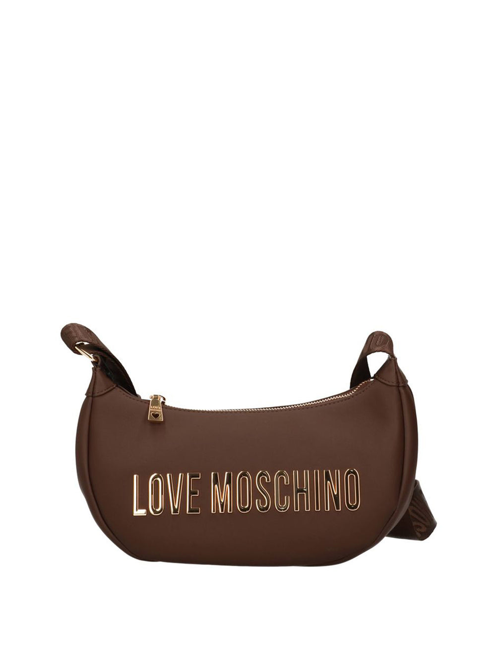 MOSCHINO PRECOLLECTION Borsa A Tracolla Moschino Logo Frontale Marrone