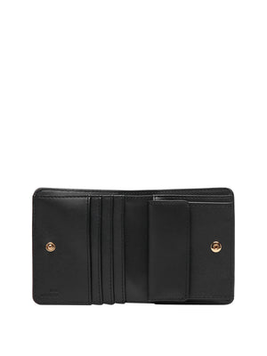 MOSCHINO PRECOLLECTION Portafoglio Moschino Logo Frontale Nero
