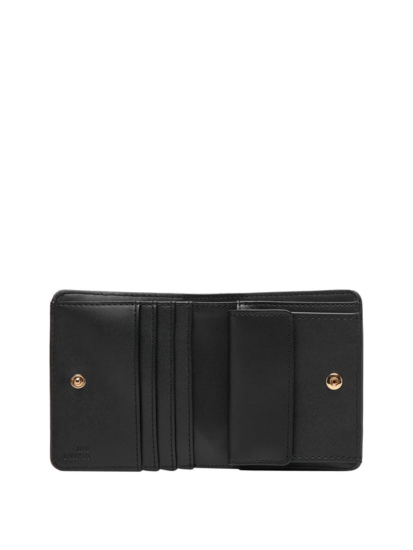 MOSCHINO PRECOLLECTION Portafoglio Moschino Logo Frontale Nero