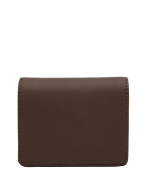 MOSCHINO PRECOLLECTION Portafoglio Moschino Logo Frontale Marrone