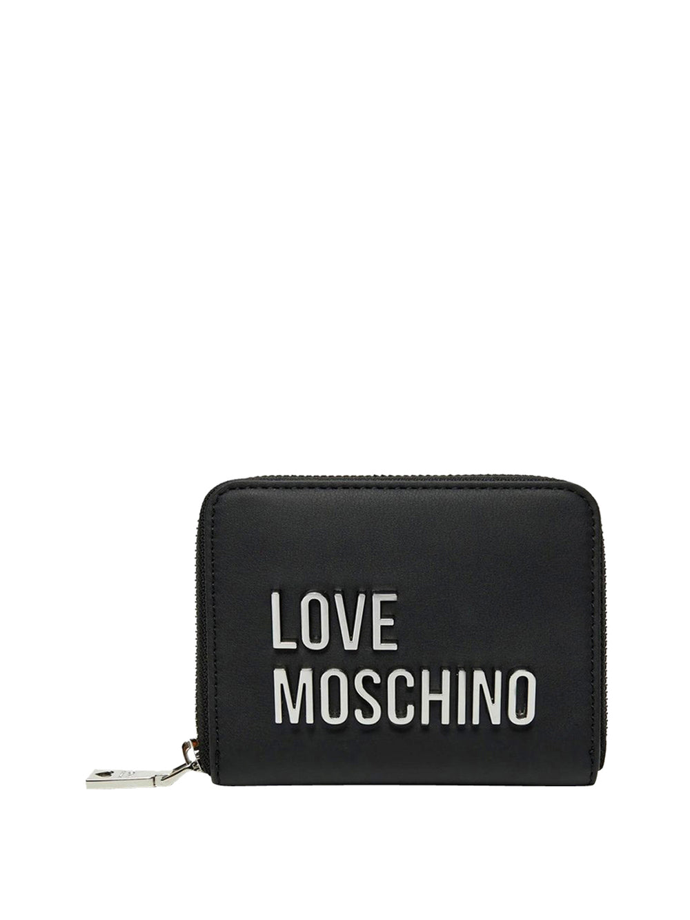 MOSCHINO PRECOLLECTION Portafoglio Moschino Logo Frontale Nero