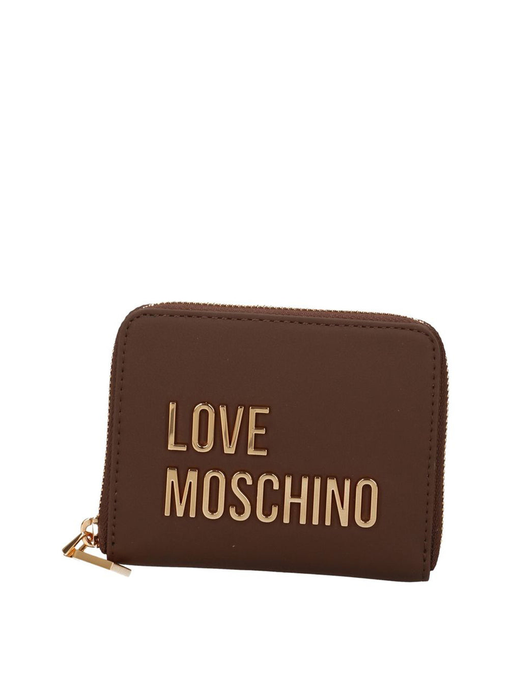 MOSCHINO PRECOLLECTION Portafoglio Moschino Logo Frontale Marrone