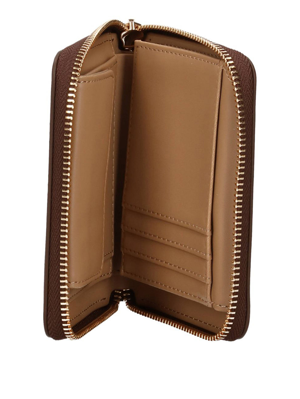 MOSCHINO PRECOLLECTION Portafoglio Moschino Logo Frontale Marrone