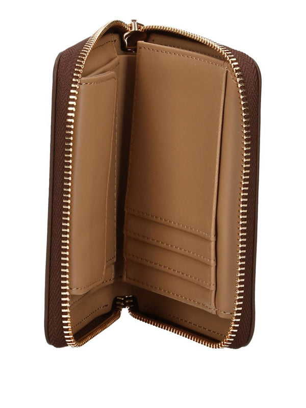 MOSCHINO PRECOLLECTION Portafoglio Moschino Logo Frontale Marrone