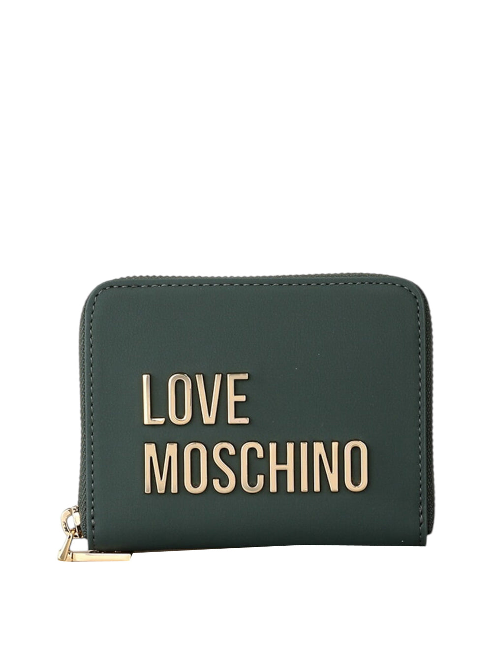 Moschino Portafoglio Moschino Logo Frontale Verde