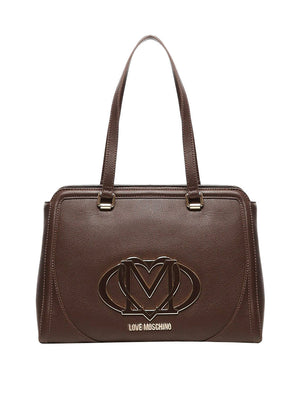 MOSCHINO STC Borsa Shopper Pu Moschino - Moro