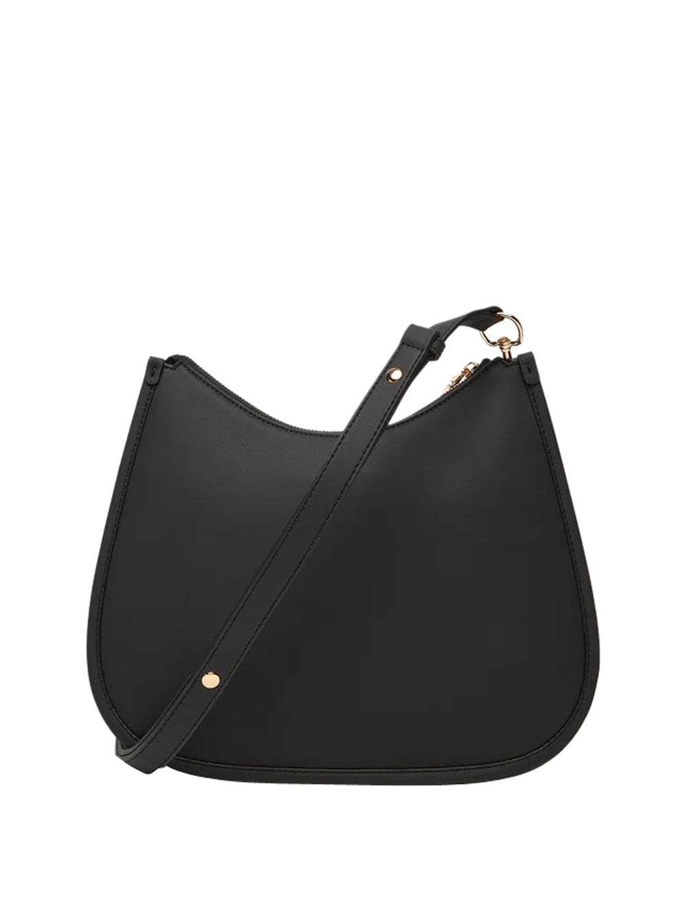 MOSCHINO STC Borsa A Spalla Logo Frontale Nero
