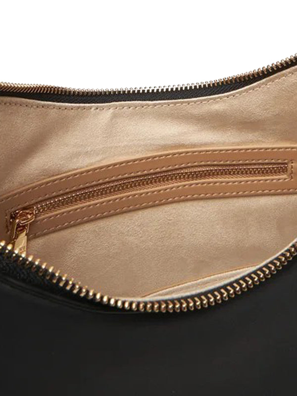 MOSCHINO STC Borsa A Spalla Logo Frontale Nero