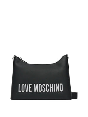 MOSCHINO STC Borsa JC4025 Pu Grs Moschino - Nero/Argento