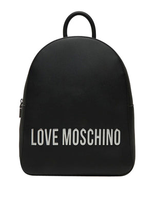MOSCHINO STC Zaino JC4193 Pu Grs Moschino - Nero/Argento