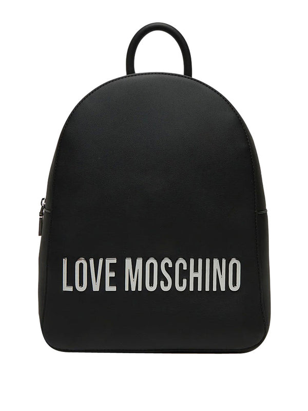 MOSCHINO STC Zaino JC4193 Pu Grs Moschino - Nero/Argento