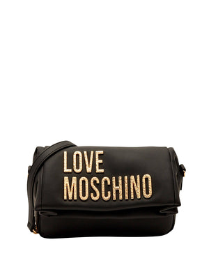 MOSCHINO STC Borsa Messenger Pu Grs Moschino - Nero