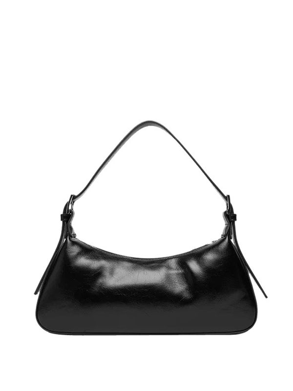 MOSCHINO STC Borsa Pu Baguette Moschino - Nero/Argento