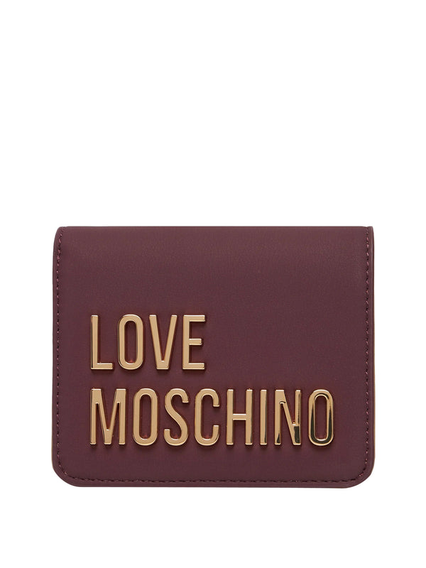 MOSCHINO STC Portafoglio JC5612 Grs Pu Oiccolo Moschino - Vino