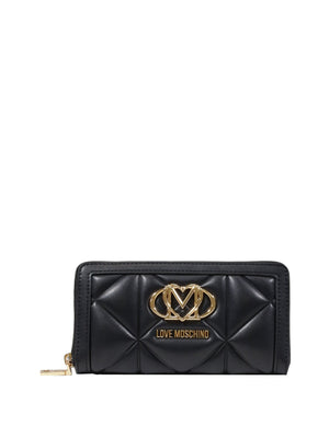 MOSCHINO STC Portafoglio JC5644 Pu Embossed Moschino - Nero