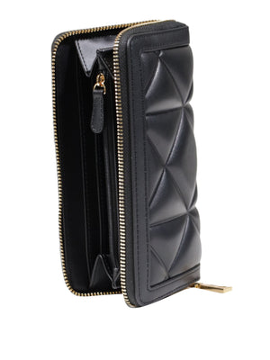 MOSCHINO STC Portafoglio JC5644 Pu Embossed Moschino - Nero