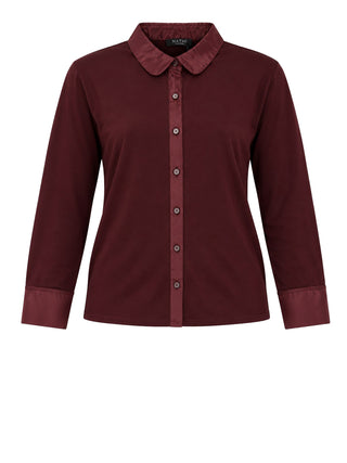 NATHI' LUXURY Camicia Jersey Nathì - Bordeaux