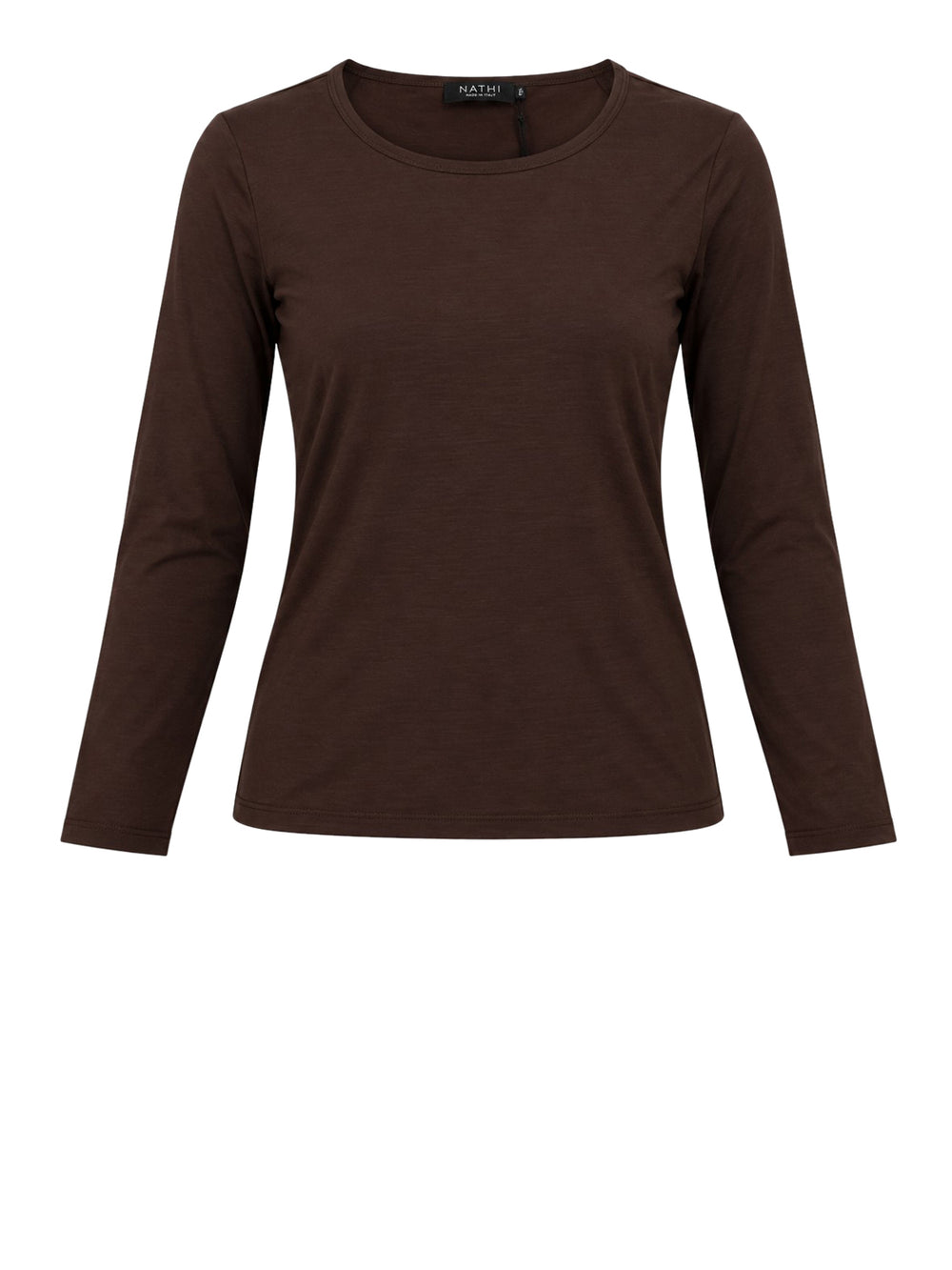 NATHI' LUXURY Maglia Girocollo Jersey Nathì - Moro