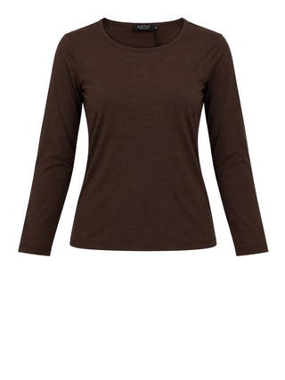NATHI' LUXURY Maglia Girocollo Jersey Nathì - Moro