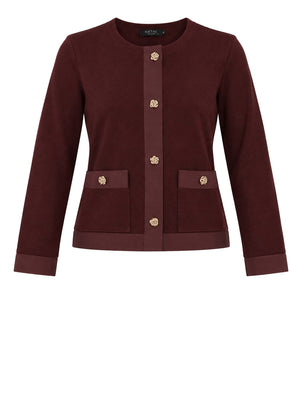 NATHI' LUXURY Cardigan Donna - Bordeaux