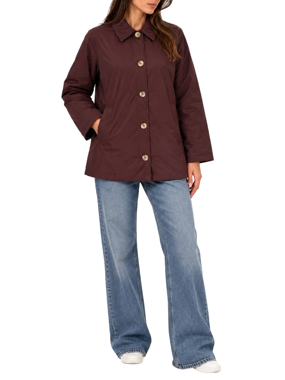 Nathi Luxury Spolverino Donna - Bordeaux