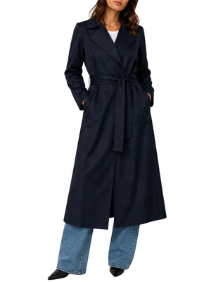 NATHI' LUXURY Trench In Velluto Donna - Blu
