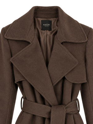 NATHI' LUXURY Cappotto Donna - Marrone