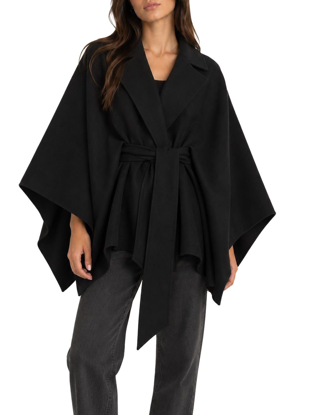 Nathi Luxury Mantella Donna - Nero