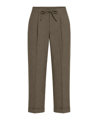 NATHI' LUXURY Pantalone apences Elastico Dietro Nathì - Fango