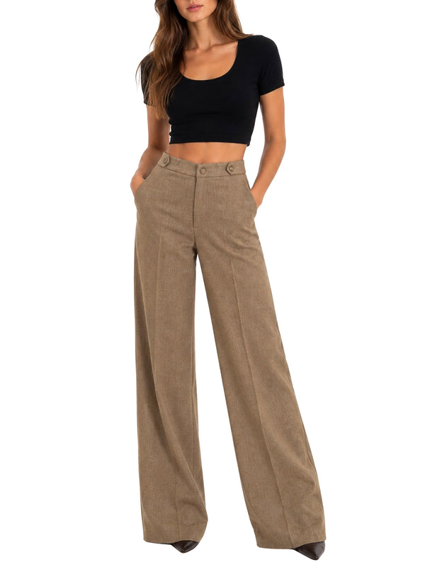 NATHI' LUXURY Pantalone Dritto Nathì - Cammello