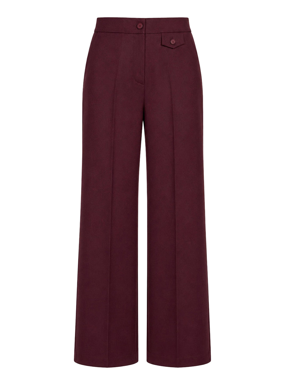 NATHI' LUXURY Pantalone Classico Donna - Rosso