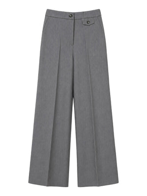 NATHI' LUXURY Pantalone Classico Donna - Grigio