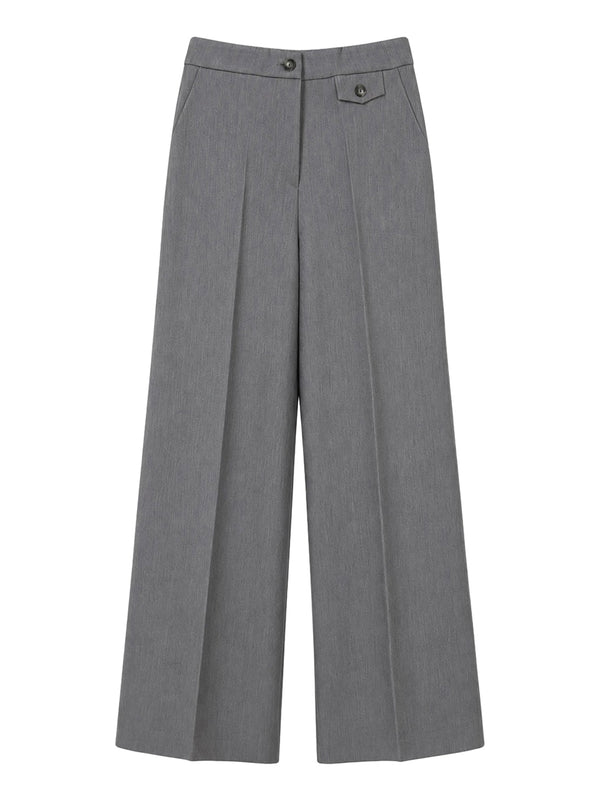 NATHI' LUXURY Pantalone Classico Donna - Grigio