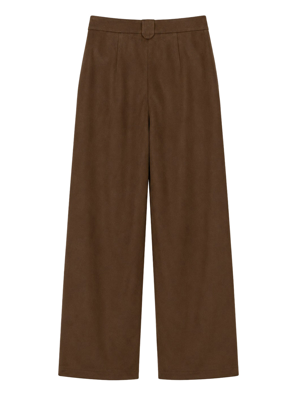 NATHI' LUXURY Pantalone Taglio Largo Donna - Marrone
