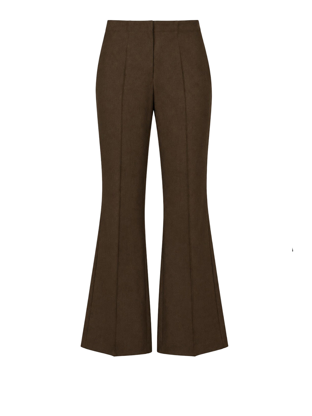 Nathi Luxury Pantalone Zampa Zip Laterale Nathì - Moro