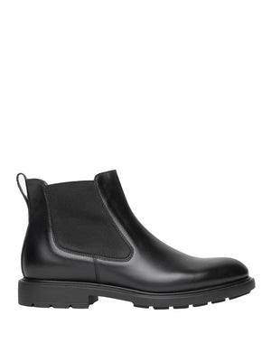 NERO GIARDINI Stivaletti Nero Giardini Chelsea Uomo in Pelle Nero