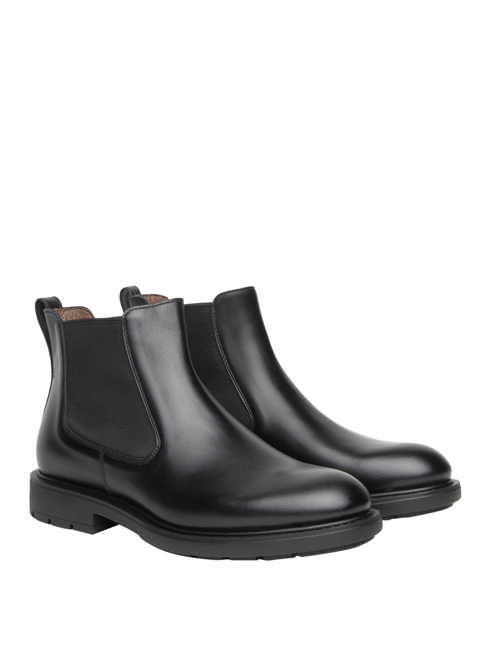 NERO GIARDINI Stivaletti Nero Giardini Chelsea Uomo in Pelle Nero
