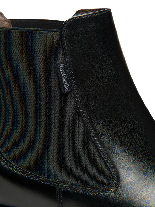 NERO GIARDINI Stivaletti Chelsea Donna Nero Giardini in Pelle Nero