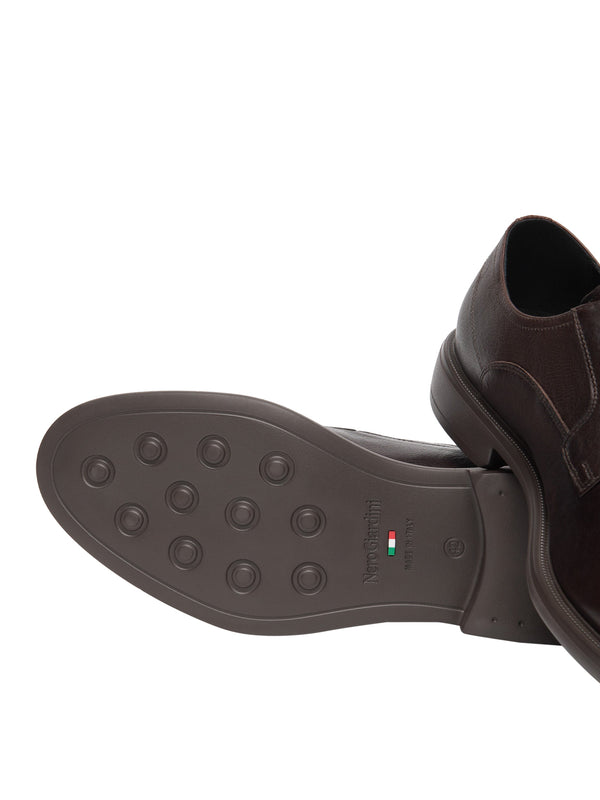 NERO GIARDINI Derby Nero Giardini Uomo in Pelle Ebony