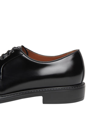 NERO GIARDINI Derby Nero Giardini Uomo in Pelle Nero