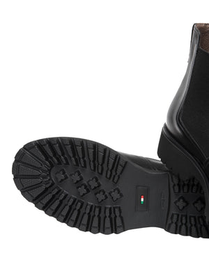 NERO GIARDINI Nero Giardini Stivaletti Chelsea Uomo in Pelle Nero