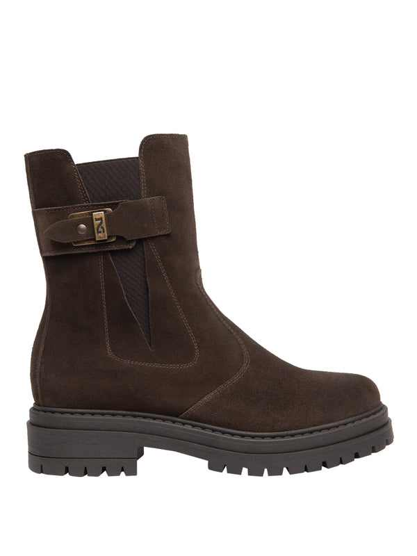 NERO GIARDINI Stivaletti Chelsea Nero Giardini Donna in Suede Testa Di Moro