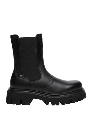 NERO GIARDINI Stivaletti Nero Giardini Chelsea Donna in Pelle Nero