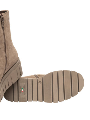 NERO GIARDINI Anfibi Donna Nero Giardini In Suede Fango