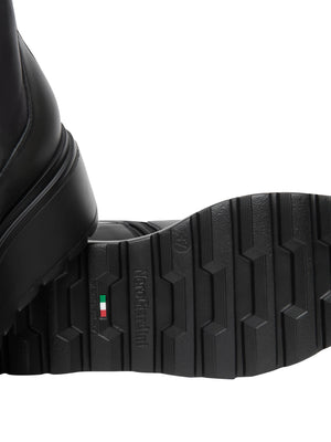 NERO GIARDINI Stivaletti Nero Giardini Donna in Pelle e Materiale Tecnico Nero