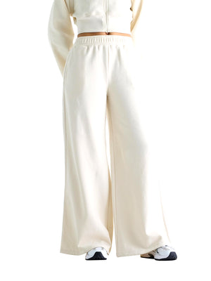 New Balance Pantaloni In Felpa Brushed Coastal Fleece New Balance - Linen