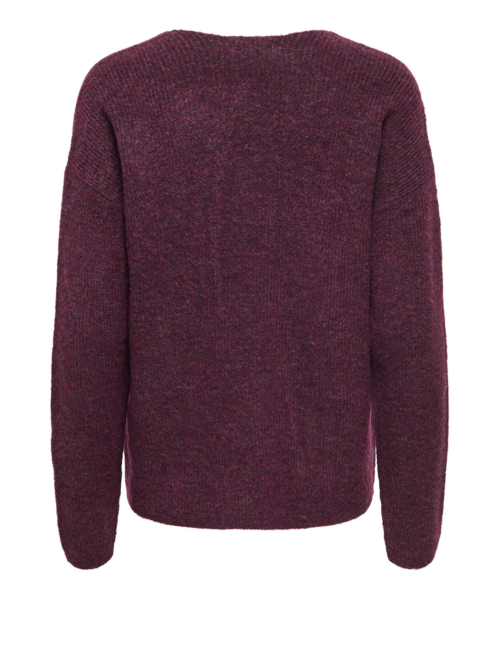 ONLY DROP4 Maglione Only Onlcamilla V-Neck L/S Knt Noos - Vino